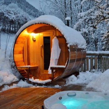 The Kimberly Sauna 7' dia x 7' long