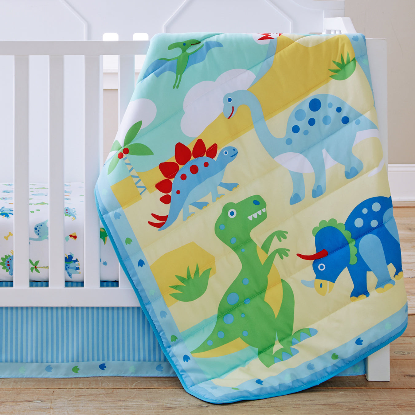 Dinosaur Land Crib Set