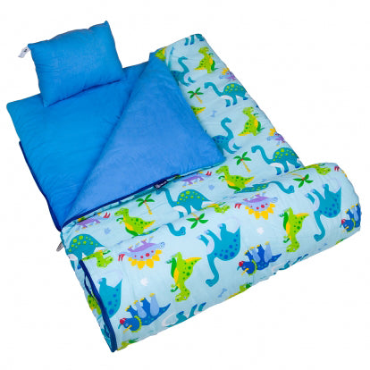 Kids dinosaur sleeping bag hotsell
