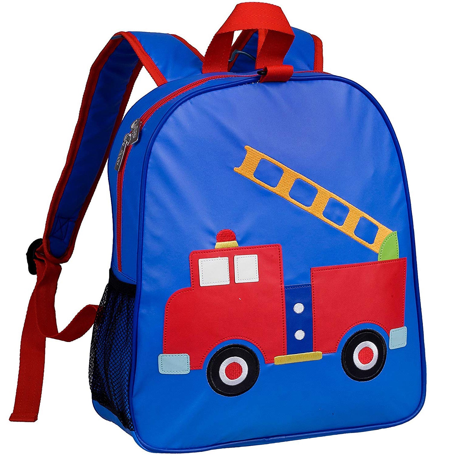 Firetruck Embroidered Backpack