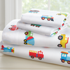 Trains, Planes and Trucks Toddler Sheet Set