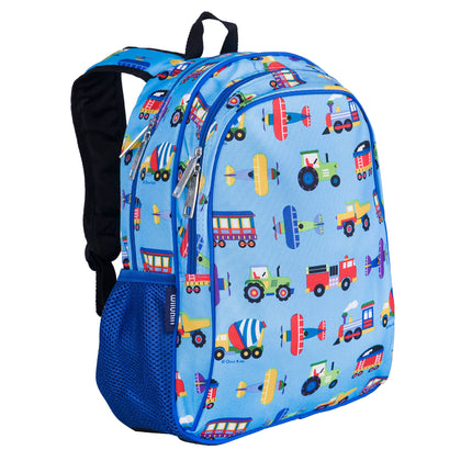 Trains Planes Trucks Toddler Backpack Olive Kids