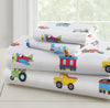 Trains, Planes and Trucks Cotton Bed in a Bag